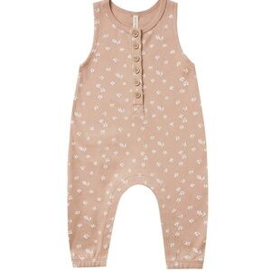 Quincy Mae Blossom Petal Sleeveless Jumpsuit | Floral Romper 2-3 y